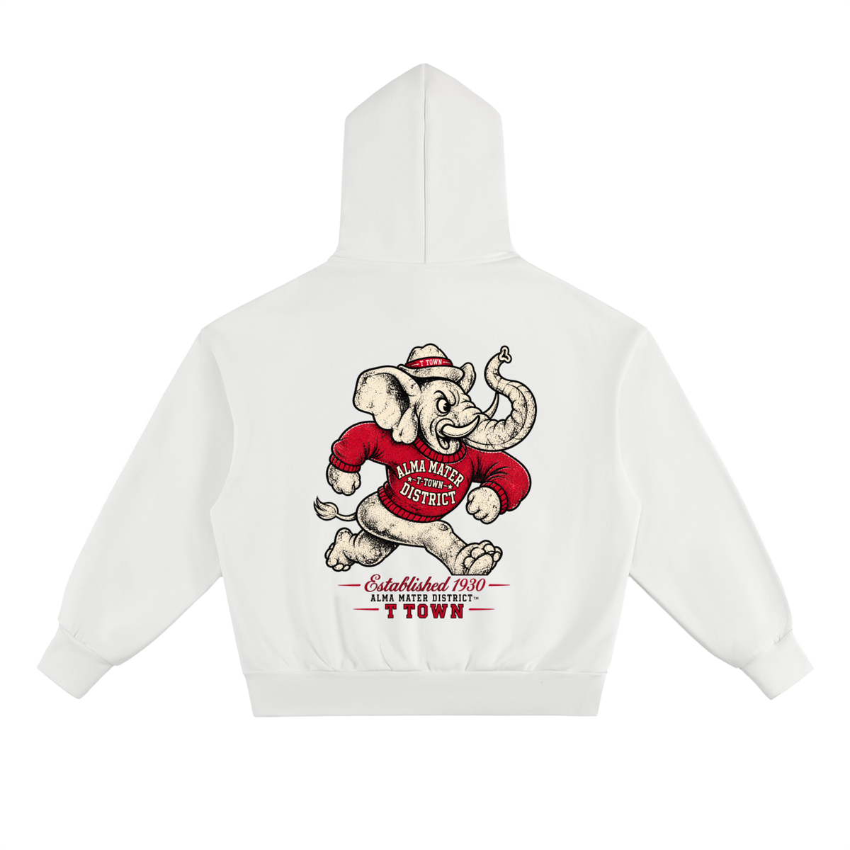 T Town Vintage Saturdays Heavyweight Fleece Hoodie