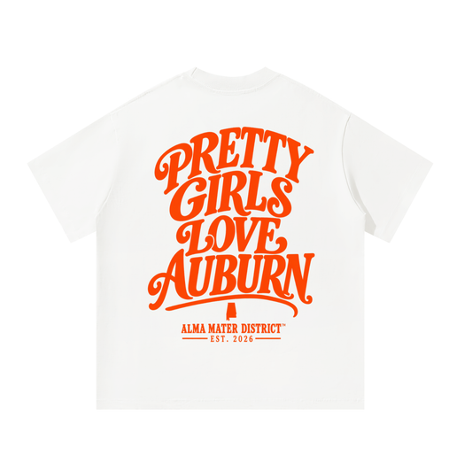 PRETTY GIRLS LOVE AUBURN Oversized Tee