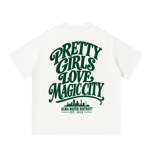 PRETTY GIRLS LOVE MAGIC CITY Oversized Tee