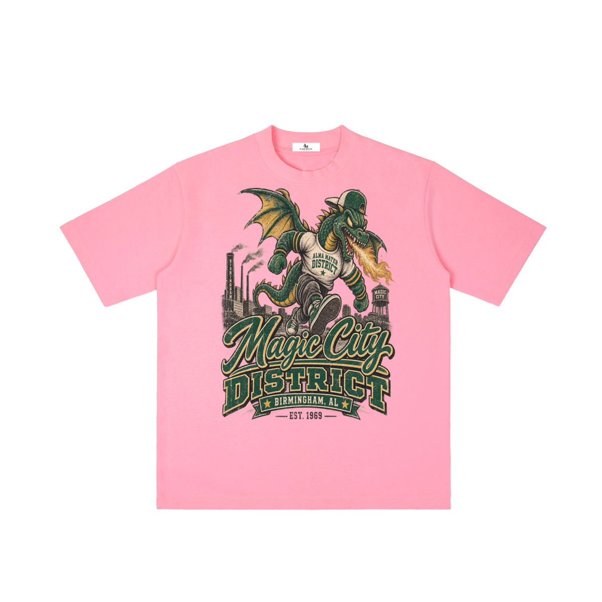 Magic City District Vintage Mascot Tee