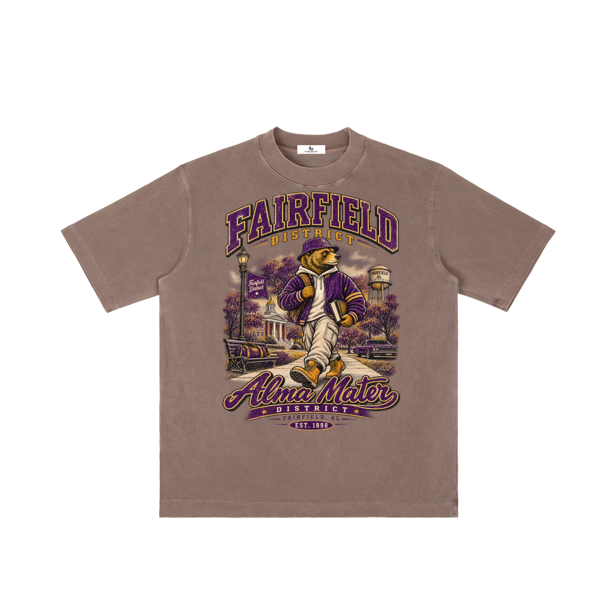 Fairfield District Vintage Mascot Tee