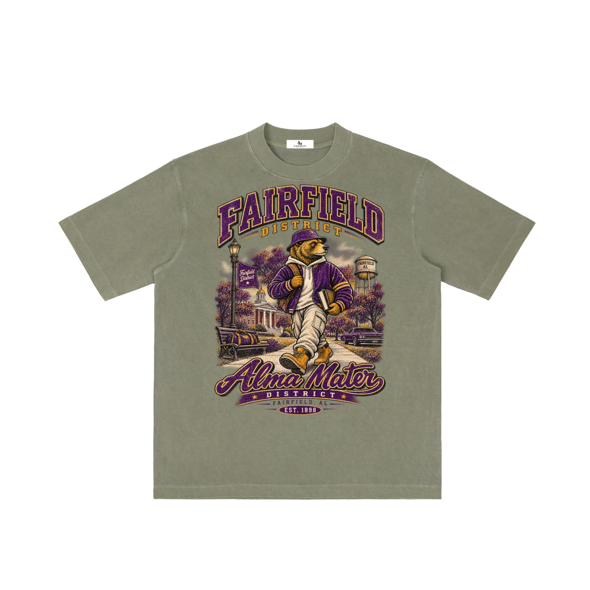 Fairfield District Vintage Mascot Tee