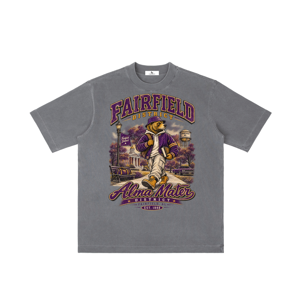 Fairfield District Vintage Mascot Tee