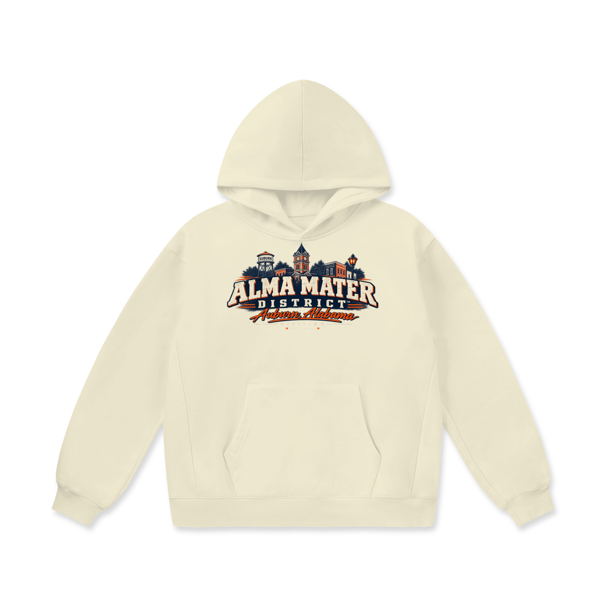 The District Never Sleeps Auburn Heavyweight Hoodie