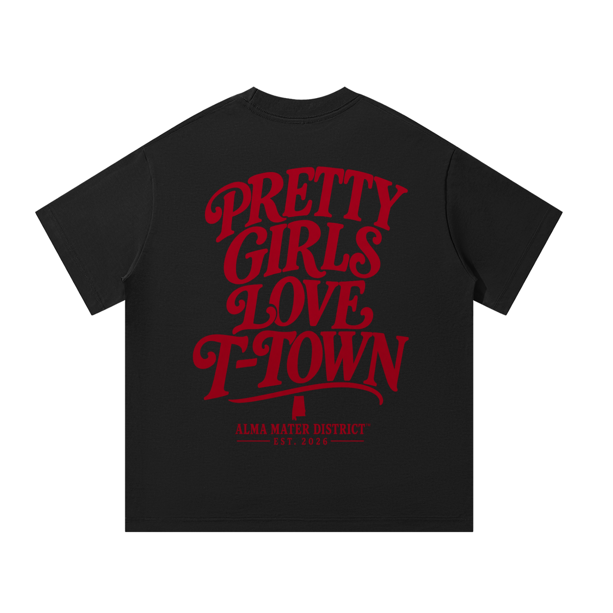 PRETTY GIRLS LOVE T-TOWN Oversized Tee