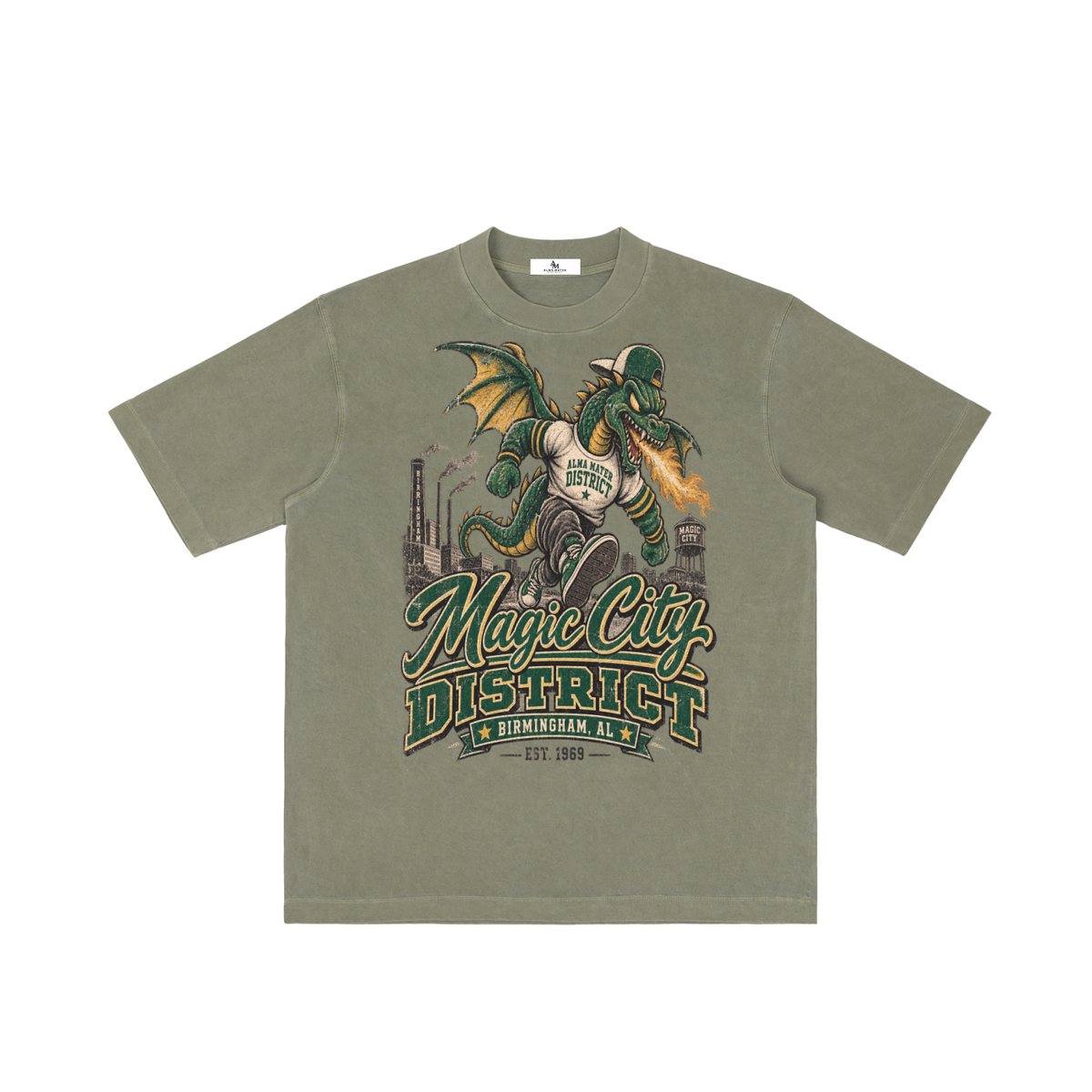 Magic City District Vintage Mascot Tee