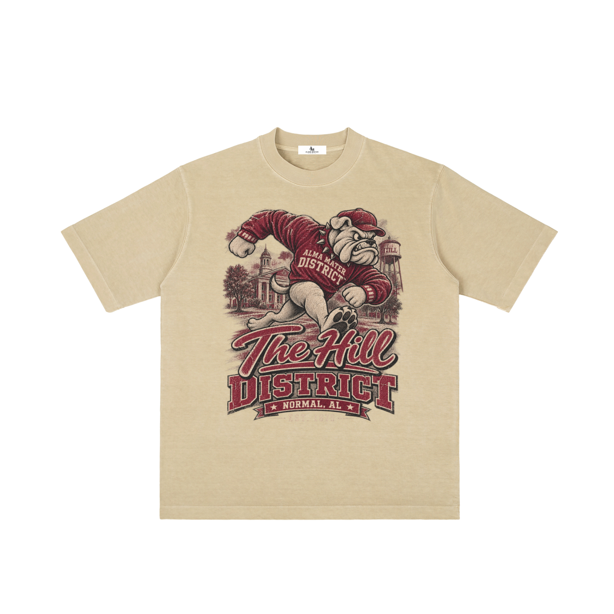 The Hill District Vintage Bulldog Tee