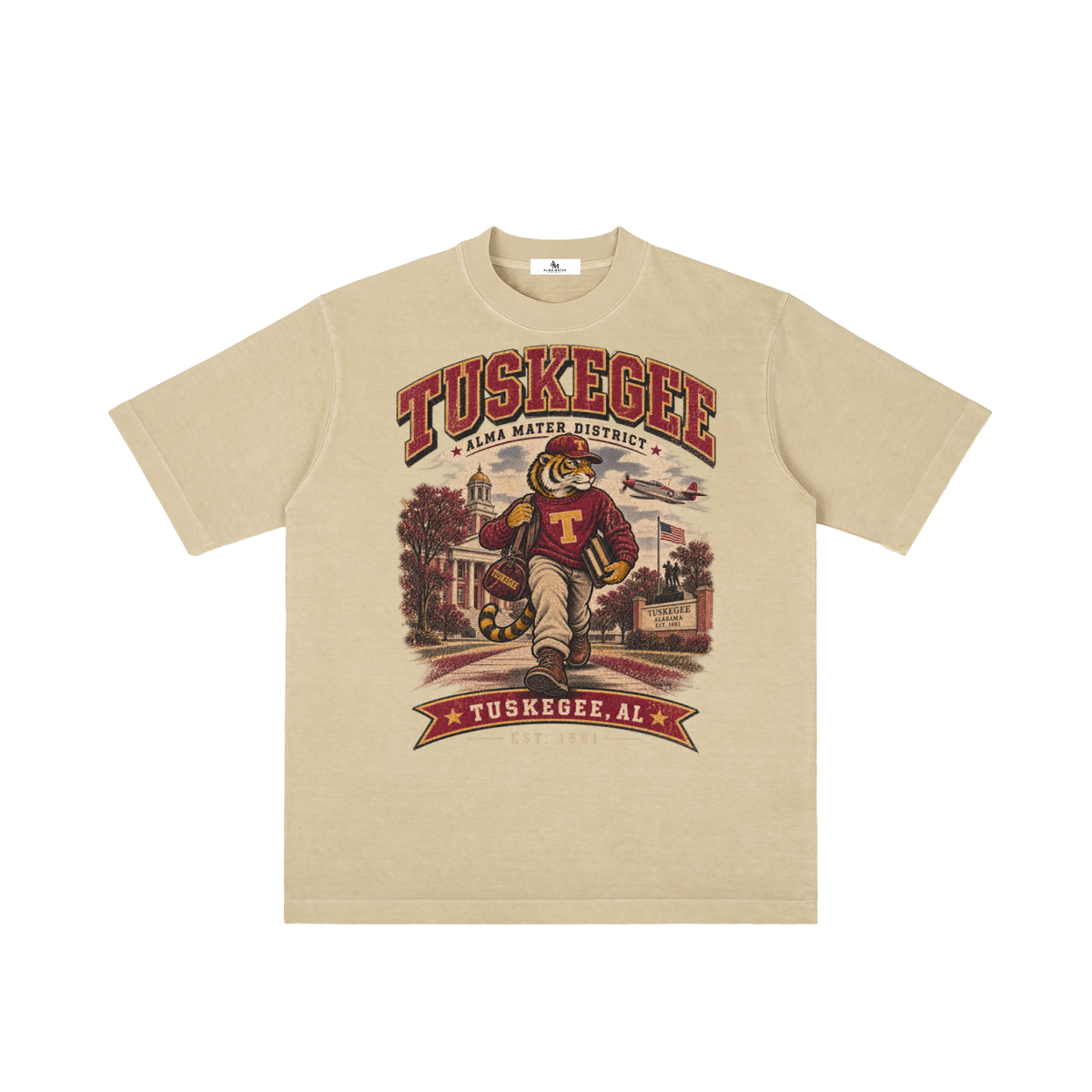 'Skegee District Vintage Mascot Tee