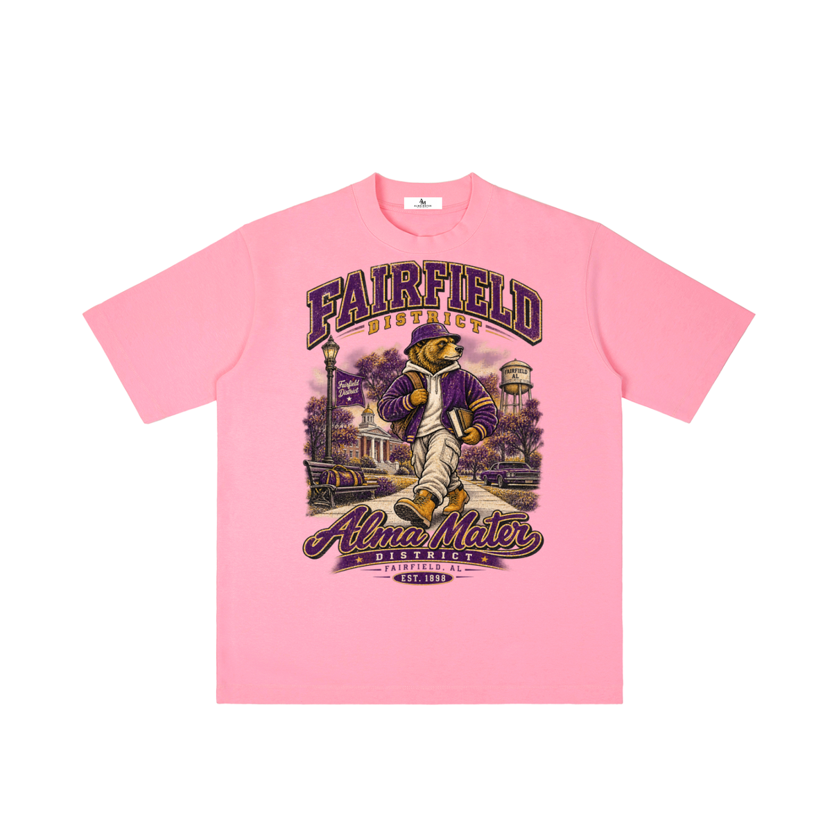 Fairfield District Vintage Mascot Tee