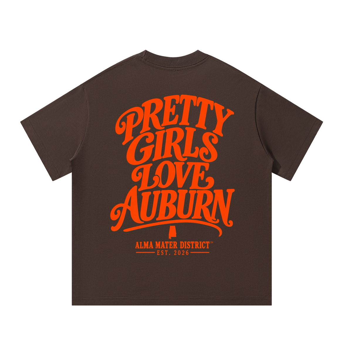 PRETTY GIRLS LOVE AUBURN Oversized Tee