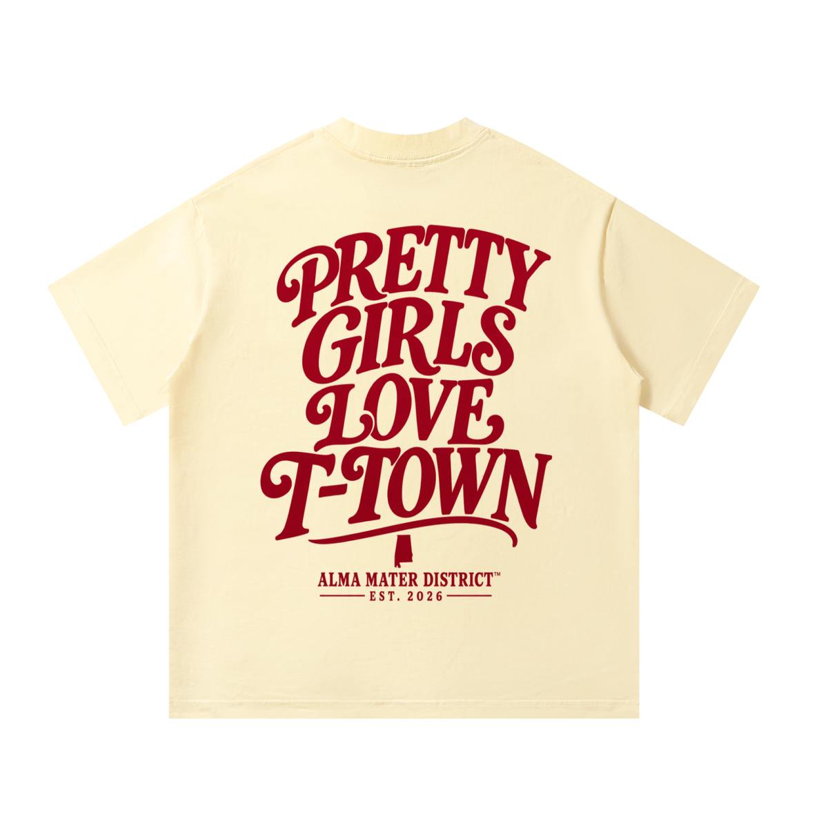PRETTY GIRLS LOVE T-TOWN Oversized Tee