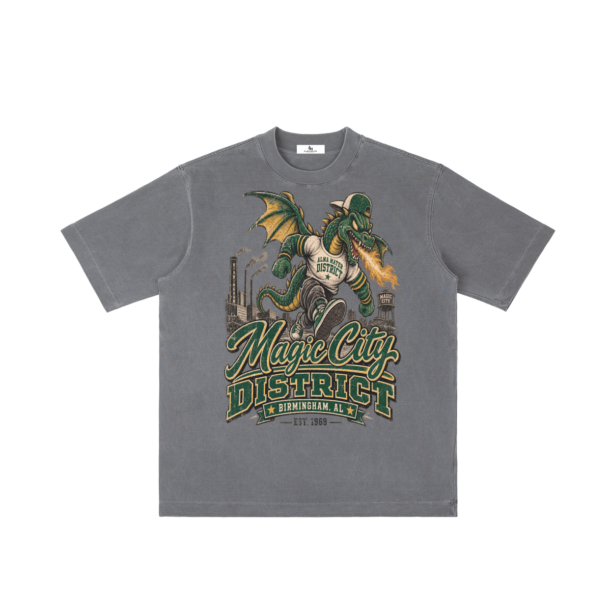 Magic City District Vintage Mascot Tee