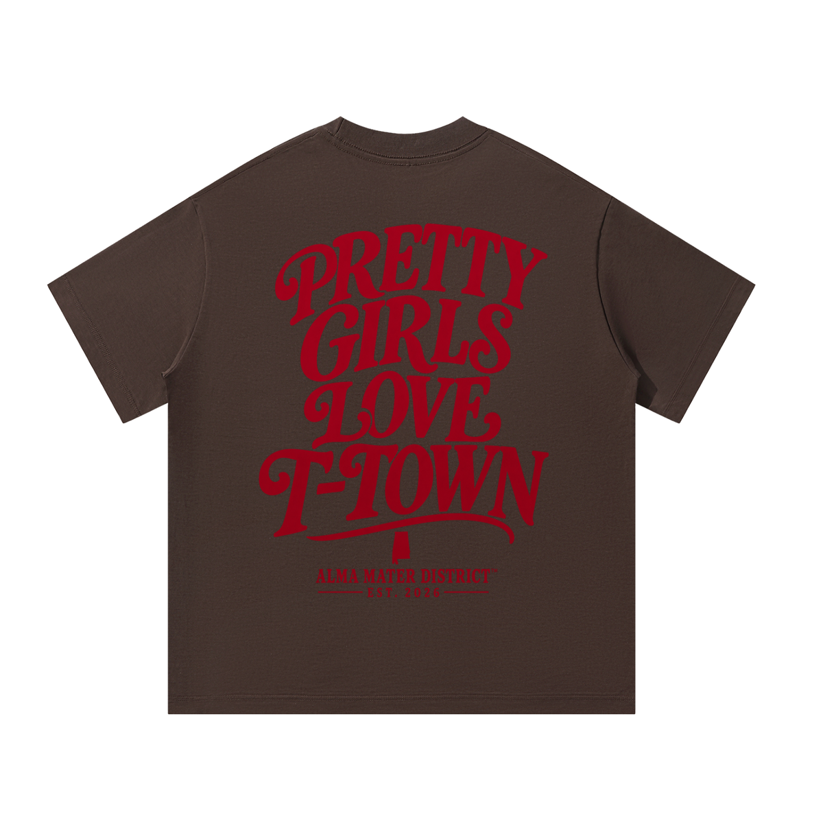 PRETTY GIRLS LOVE T-TOWN Oversized Tee