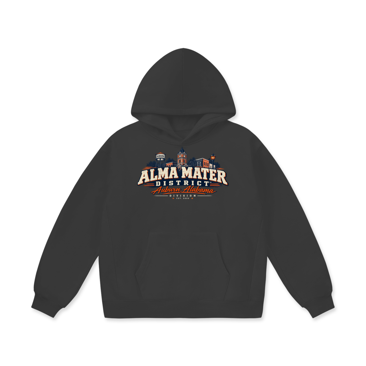 The District Never Sleeps Auburn Heavyweight Hoodie