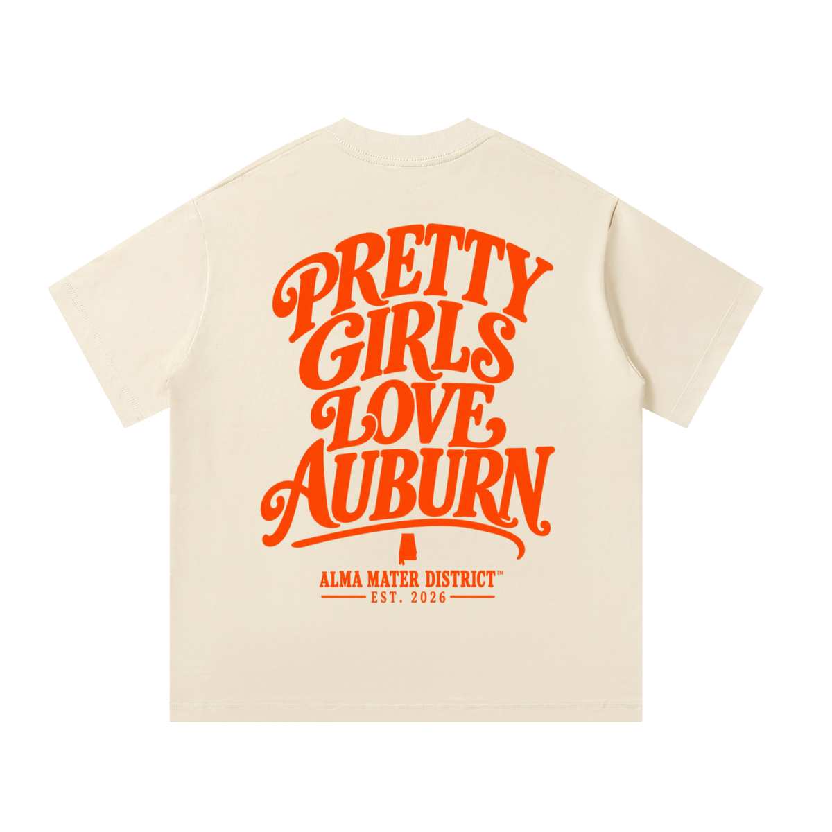 PRETTY GIRLS LOVE AUBURN Oversized Tee