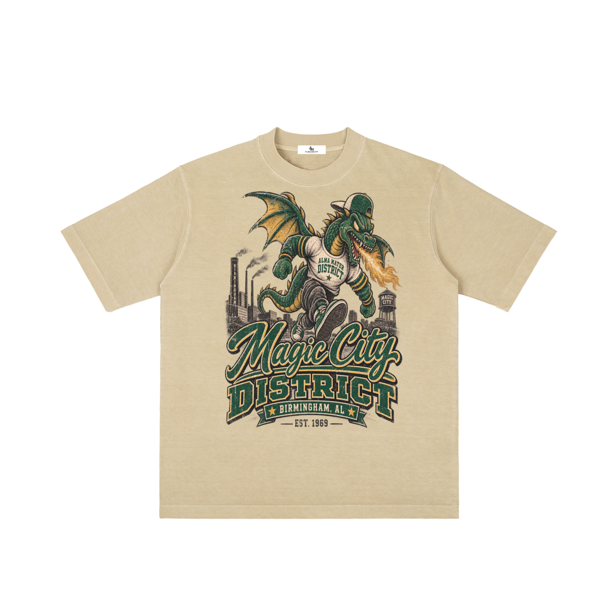 Magic City District Vintage Mascot Tee