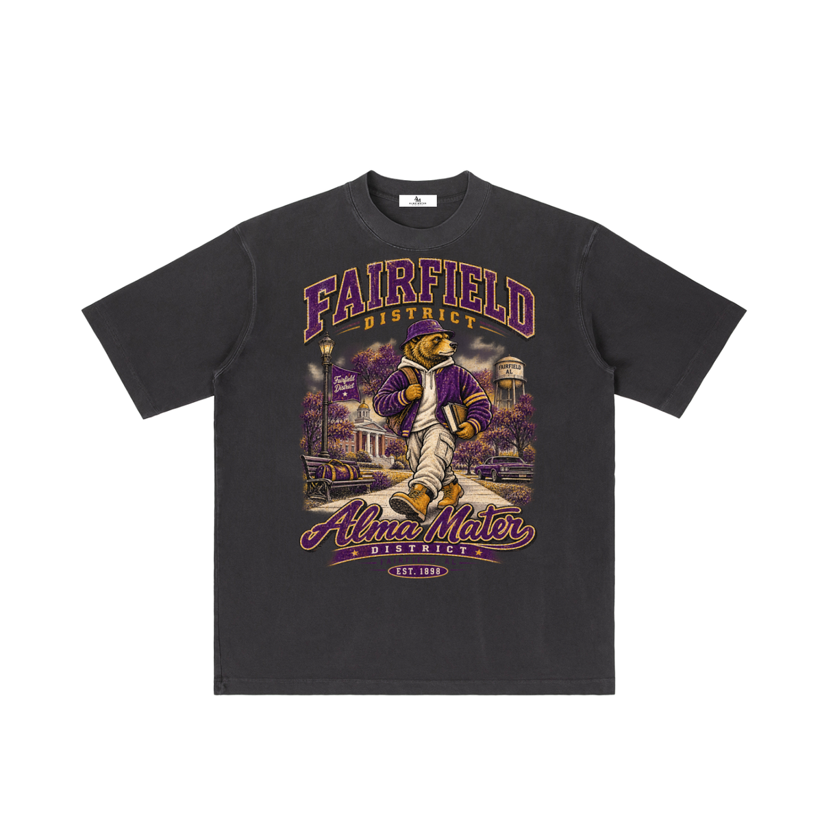 Fairfield District Vintage Mascot Tee