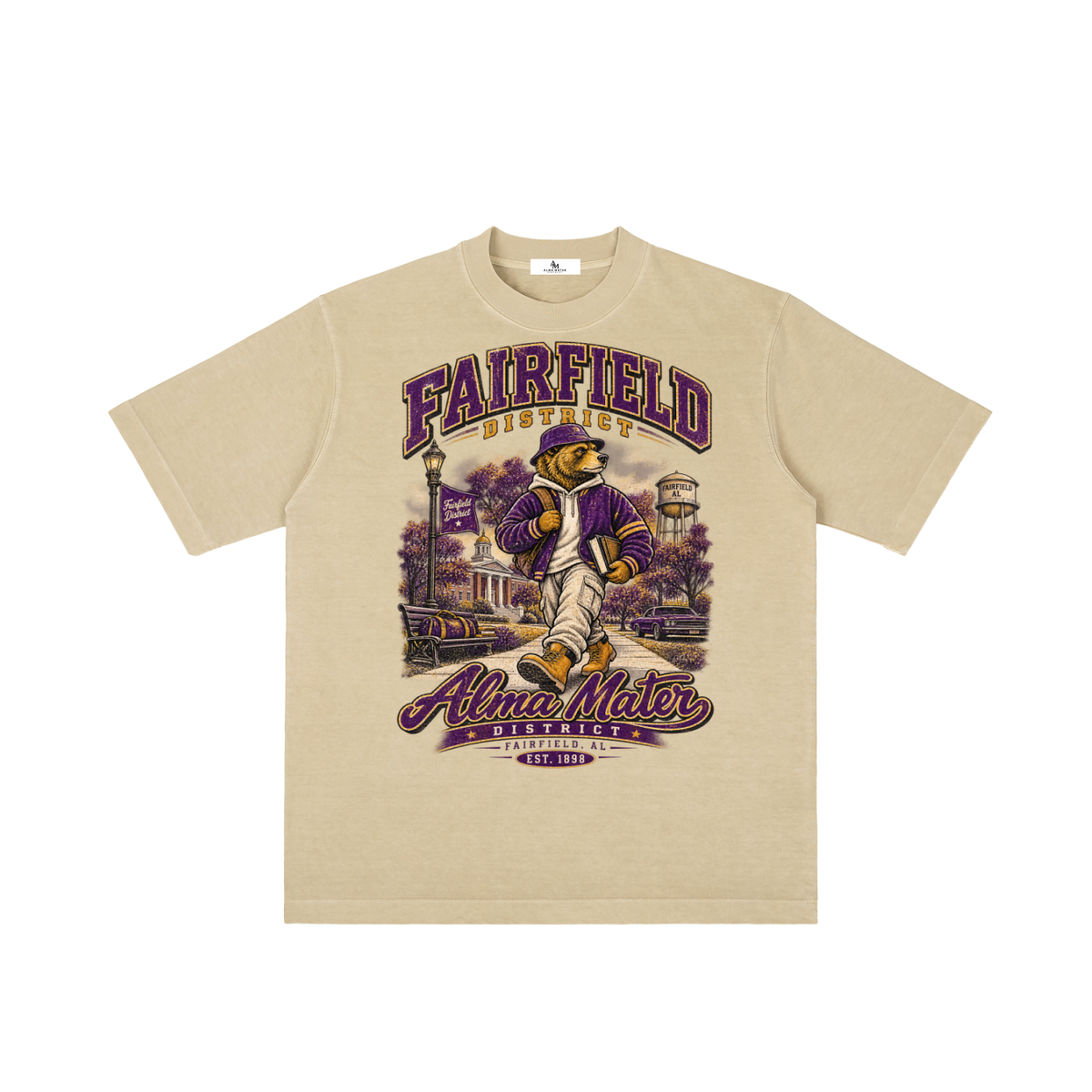 Fairfield District Vintage Mascot Tee