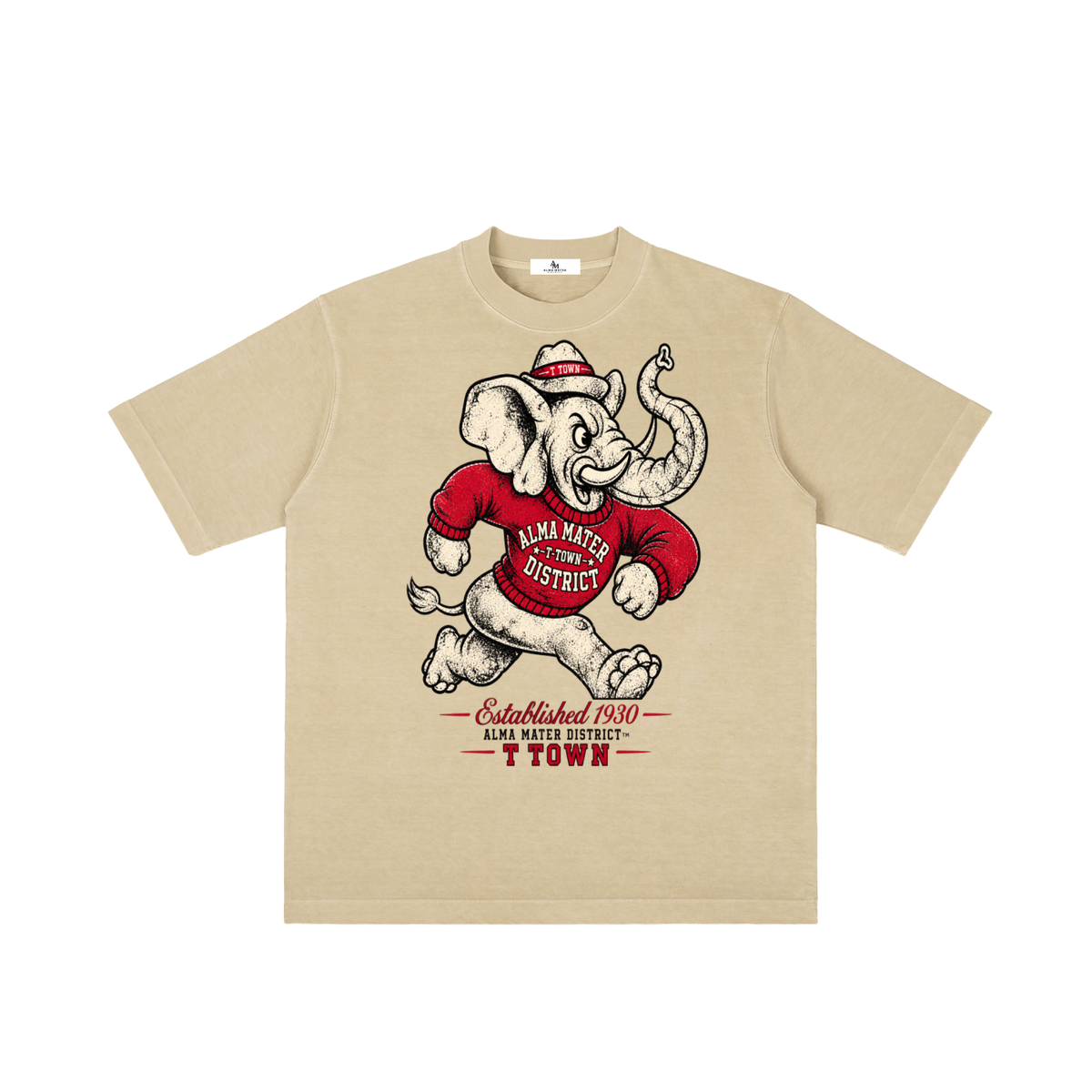 T-Town District Vintage Mascot Tee