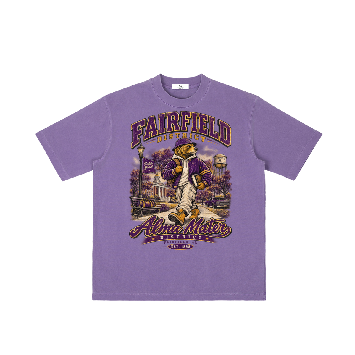 Fairfield District Vintage Mascot Tee
