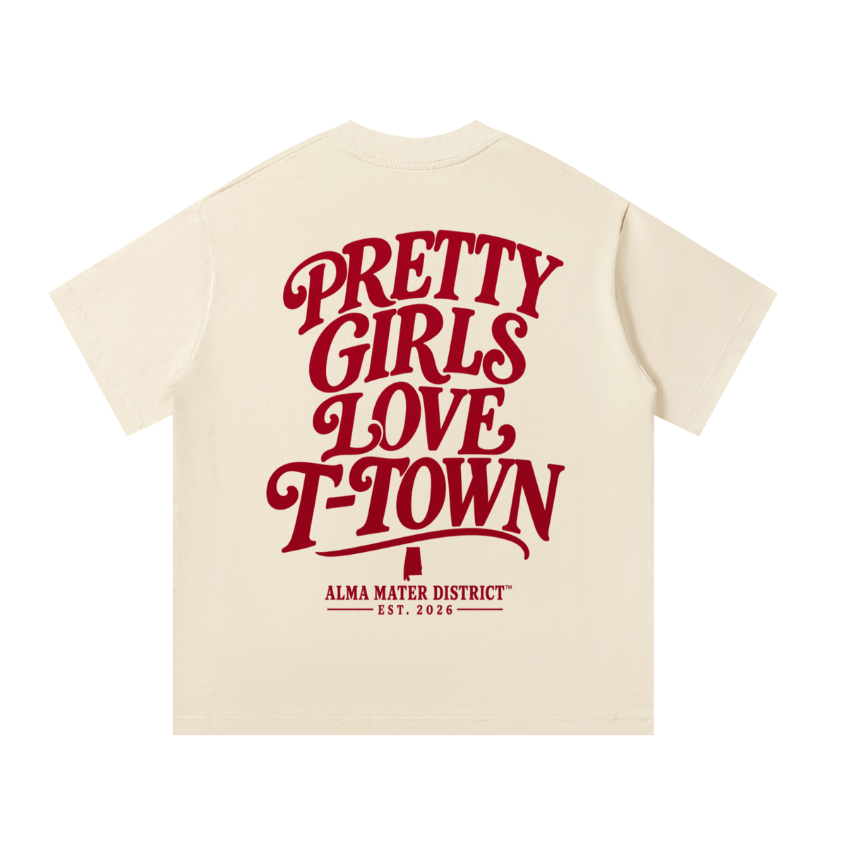 PRETTY GIRLS LOVE T-TOWN Oversized Tee