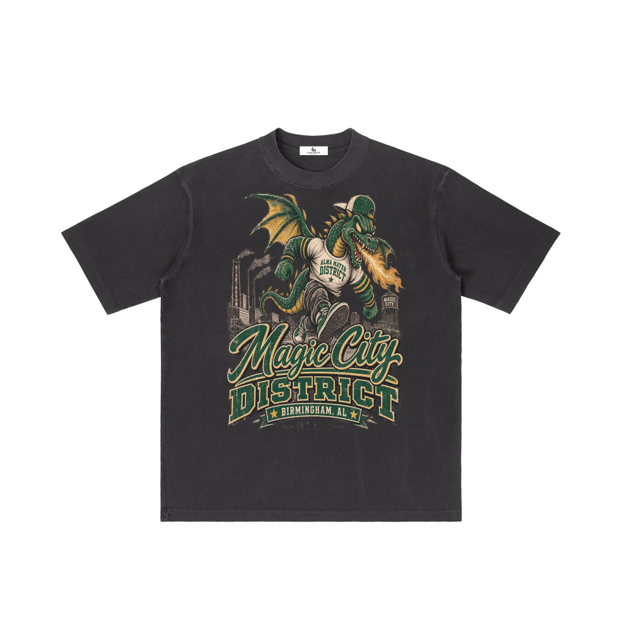 Magic City District Vintage Mascot Tee